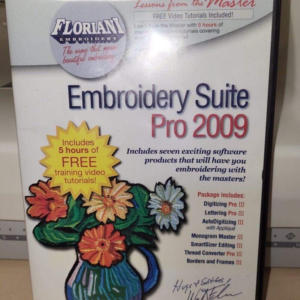 NIB - Floriani Embroidery Suite Pro 2009 Digital Software